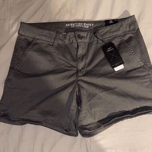 American Eagle Super stretch midi low rise shorts